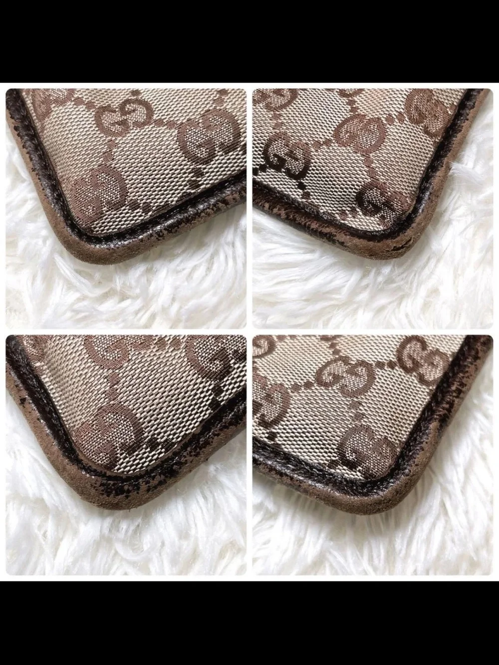 Gucci Beige/Brown GG Canvas Messenger with Green-Red Web Strap